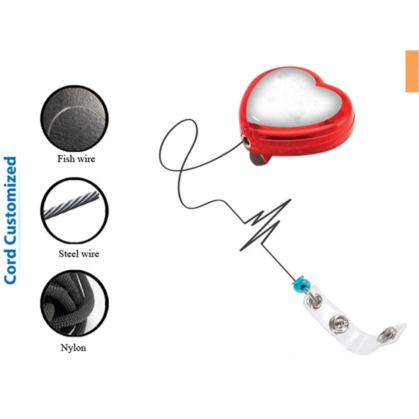 Plastic Retractable Square Badge Reel 4