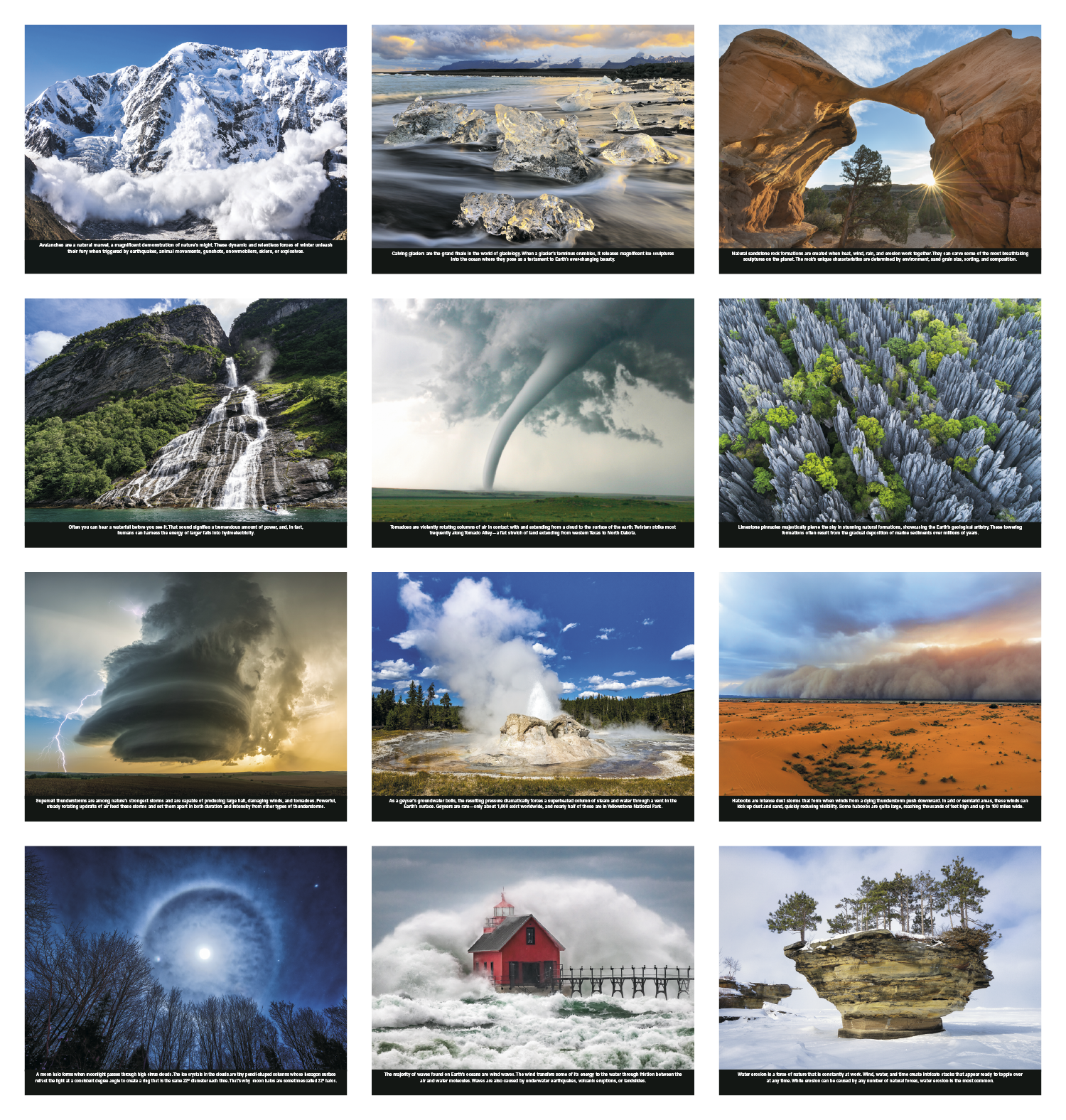 Good Value™ The Power of Nature - Stapled Calendar 50