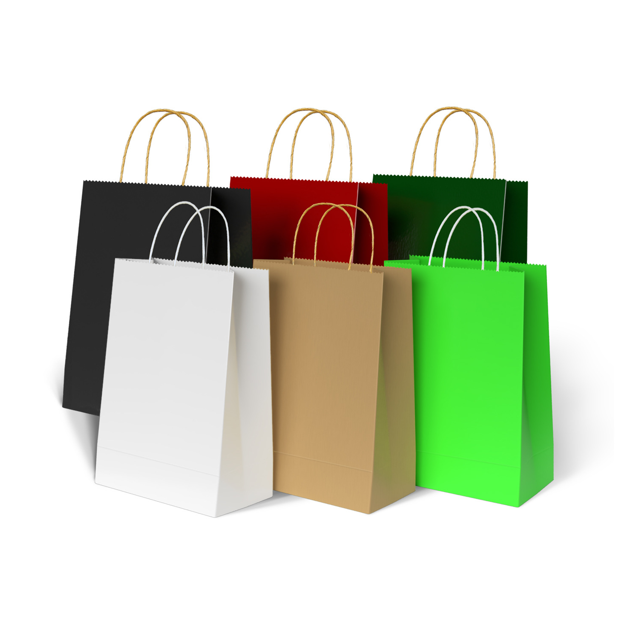 Brown Paper Shopping Bag 3