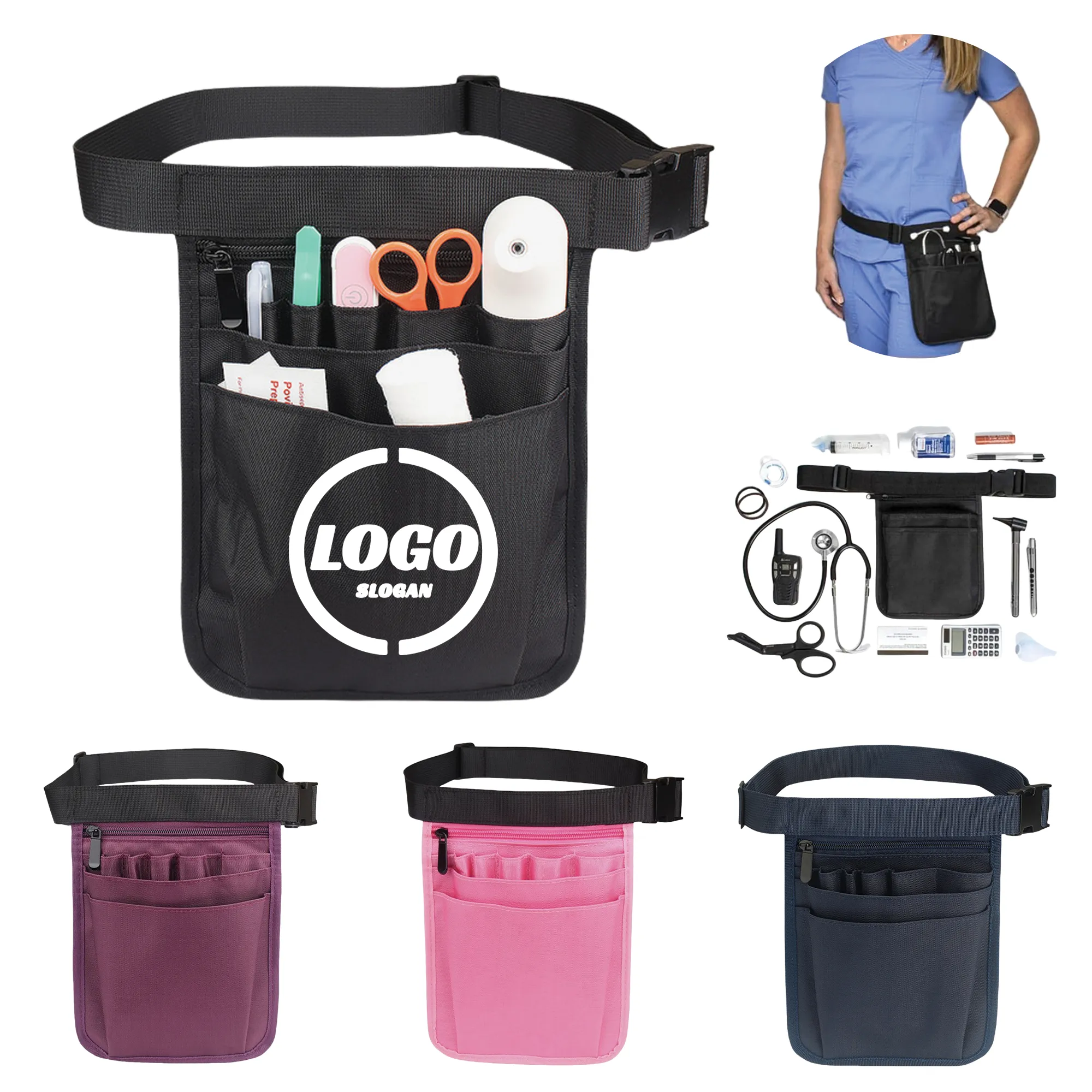 Medical Nurse Waist Bag Organizer
