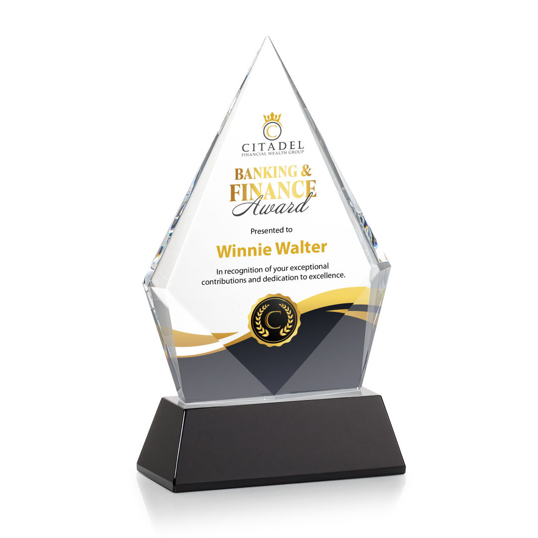 Shelton VividPrint™ Award on Newhaven Base - Black 3