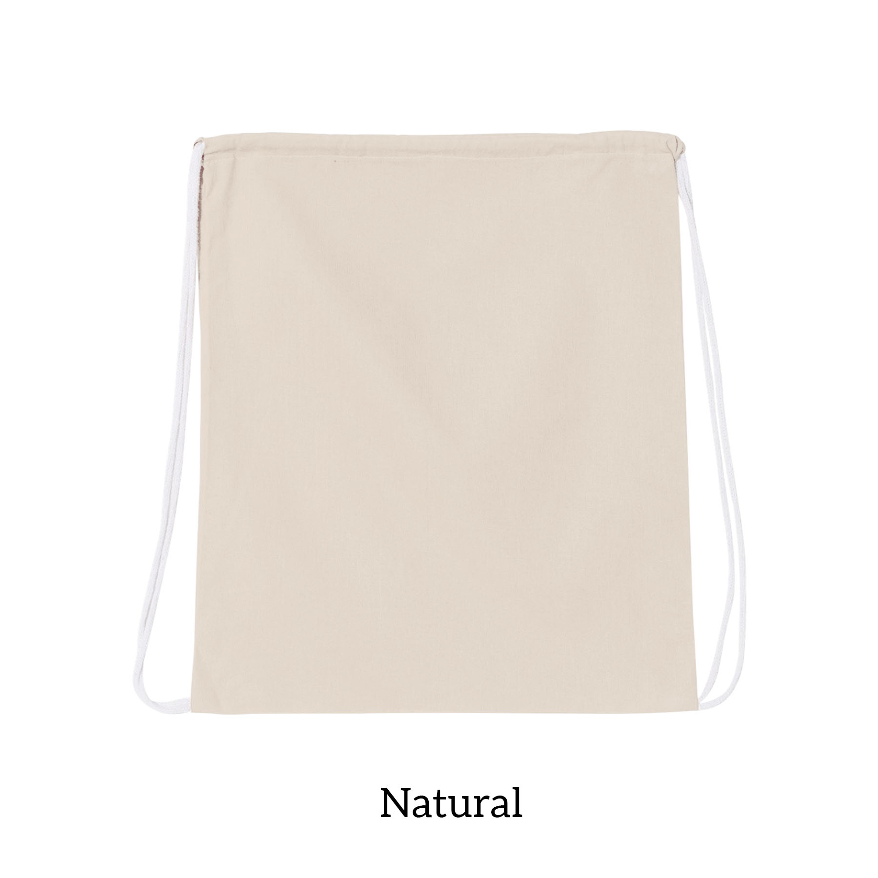 6 oz. Cotton Economical Sports Natural Drawstring Backpack_R949ENBDB 3