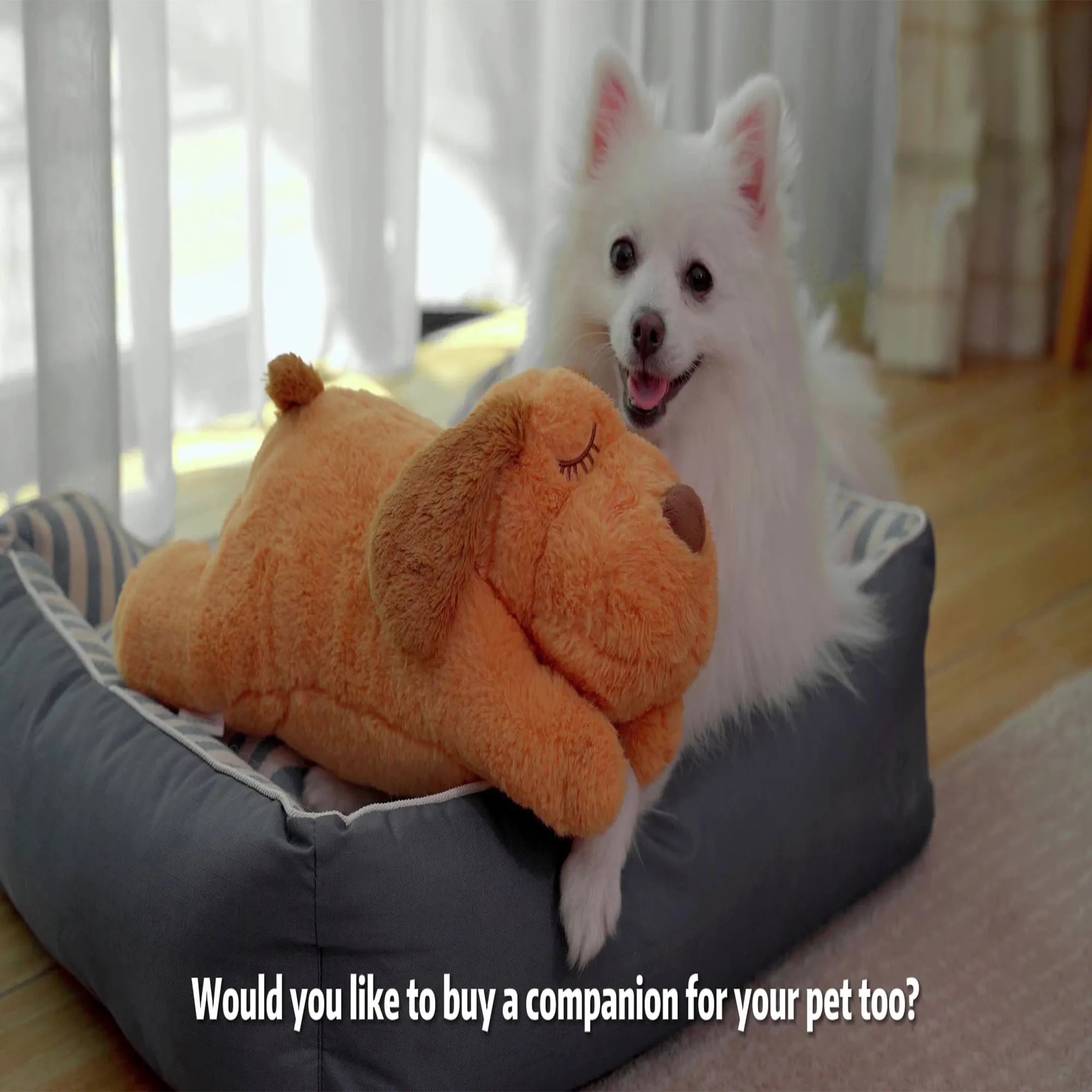Soothing Heartbeat Plush Toy For Pet Anxiety Relief 8