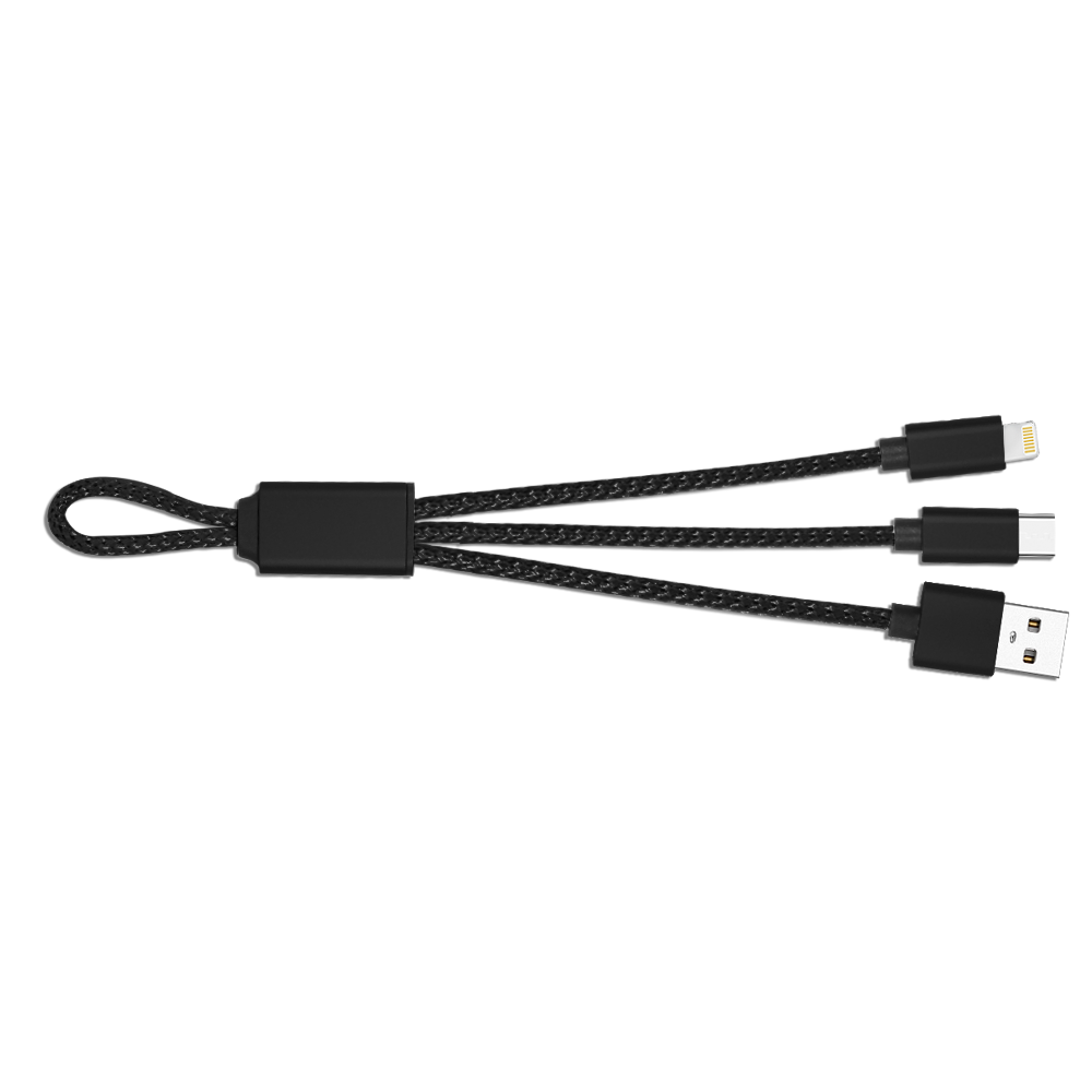 FlexCharge Duo USB-C & Lightning Cable