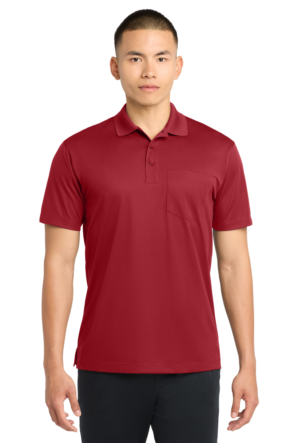 Sport-Tek Micropique Sport-Wick Pocket Polo. ST651 12