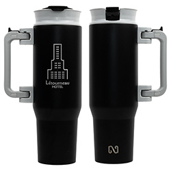 NAYAD® Genesis 40 oz Stainless Steel Double-Wall Vacuum Insulated Mug with Foldable Handle 35