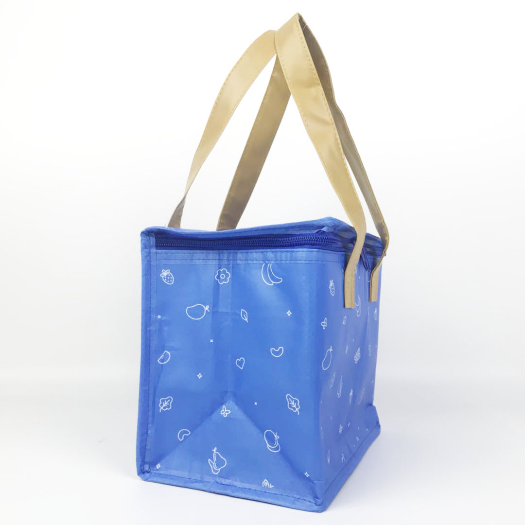 Stylish And Durable Lunch Bag With PU Leather Handles 5