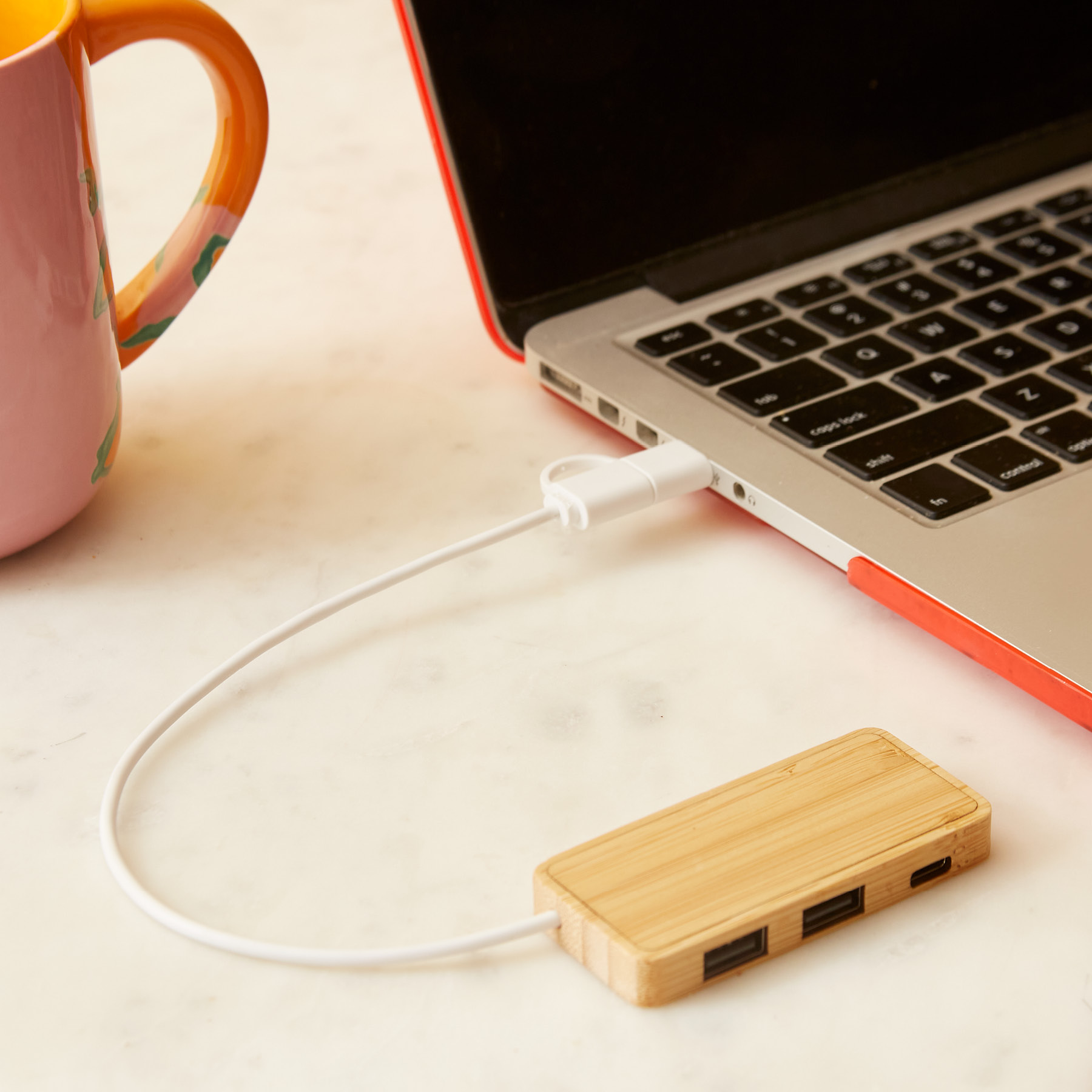 Douglas Bamboo Dual USB Hub 13