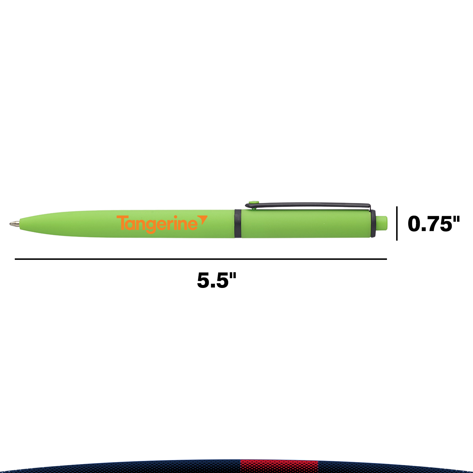 Classic Rubber-Coated Plastic Ballpoint Pens 10