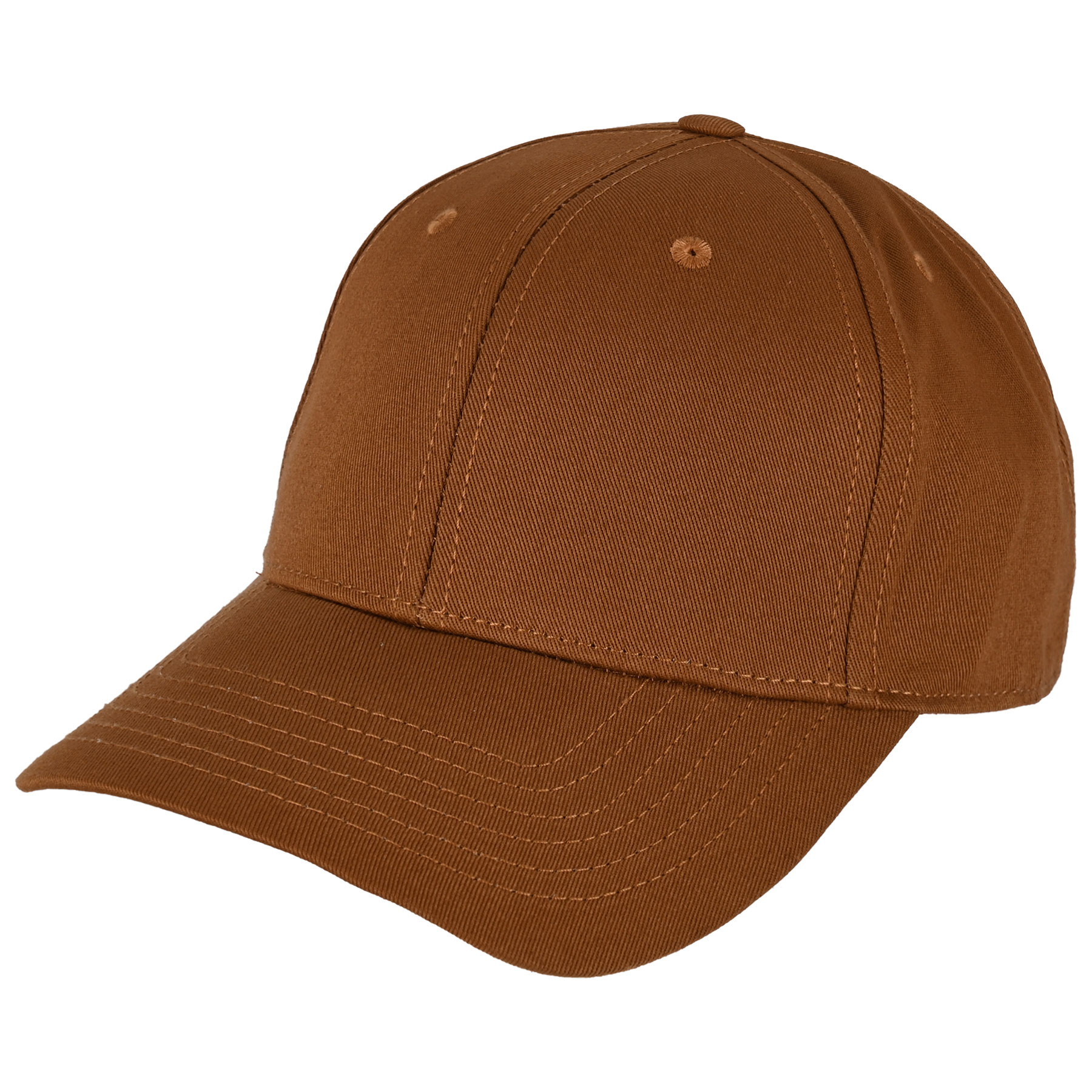 Classic 6-panel Curved Brim Baseball Cap With Plastic Snapback Clousure (MOQ: 1pc) 22