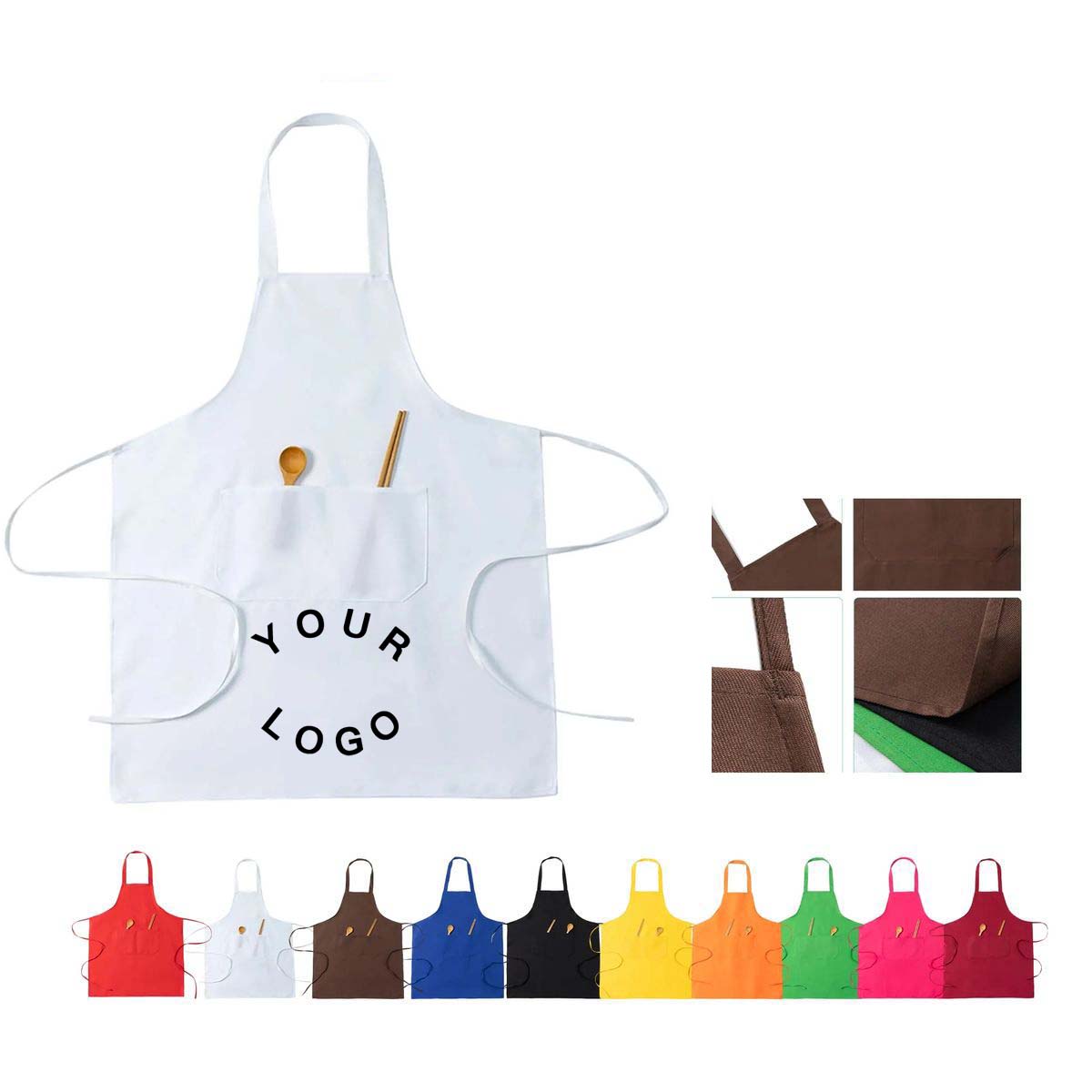 Protective Waterproof Apron with Adjustable Fit 19