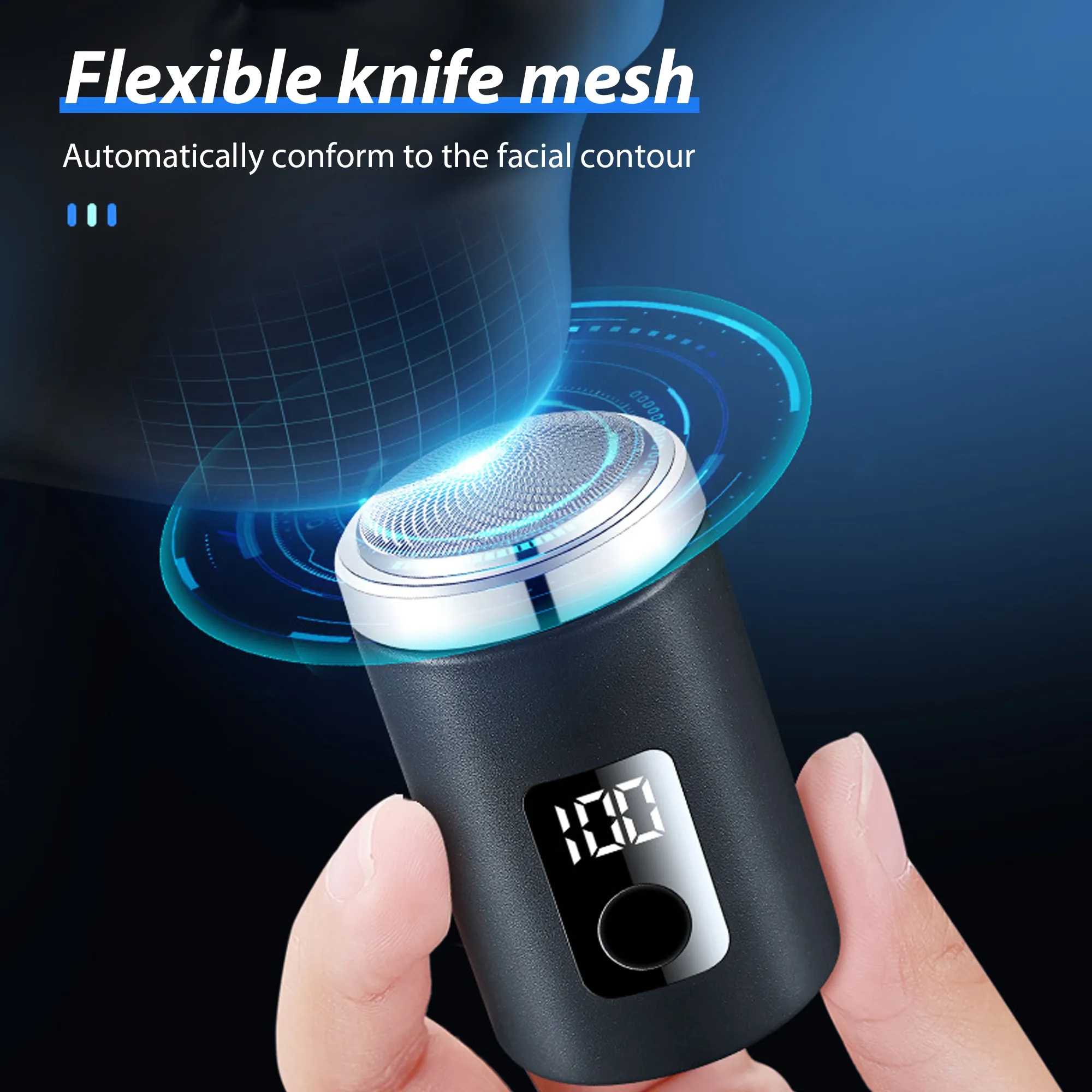 Compact Electric Shaver With Battery Indicator 4