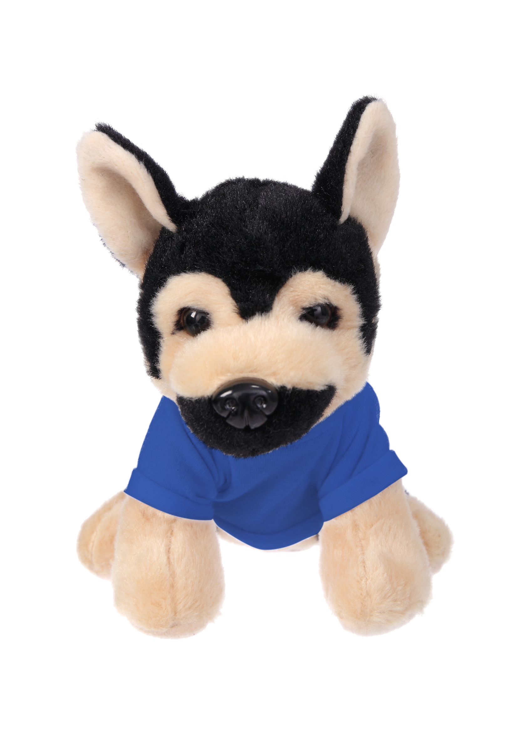 Soft Plush Sitting German Shepherd wearing a T-Shirt 15