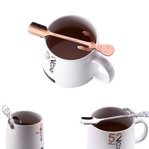Skeleton Skull Shaped Steel Spoon 8