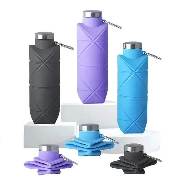 23 oz Reusable Collapsible Water Bottle Eco-Friendly Design 9
