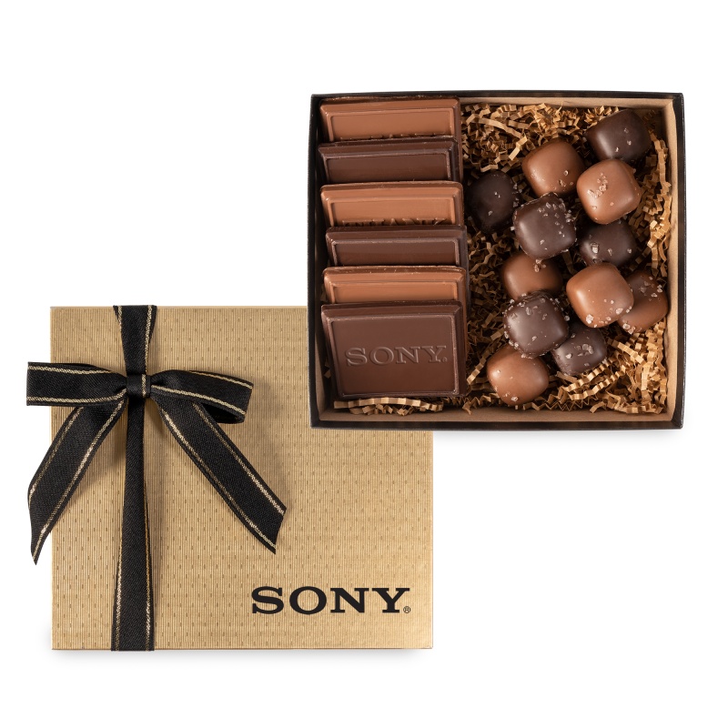 6 Piece Cookie Gift Box with Sea Salt Caramels 4