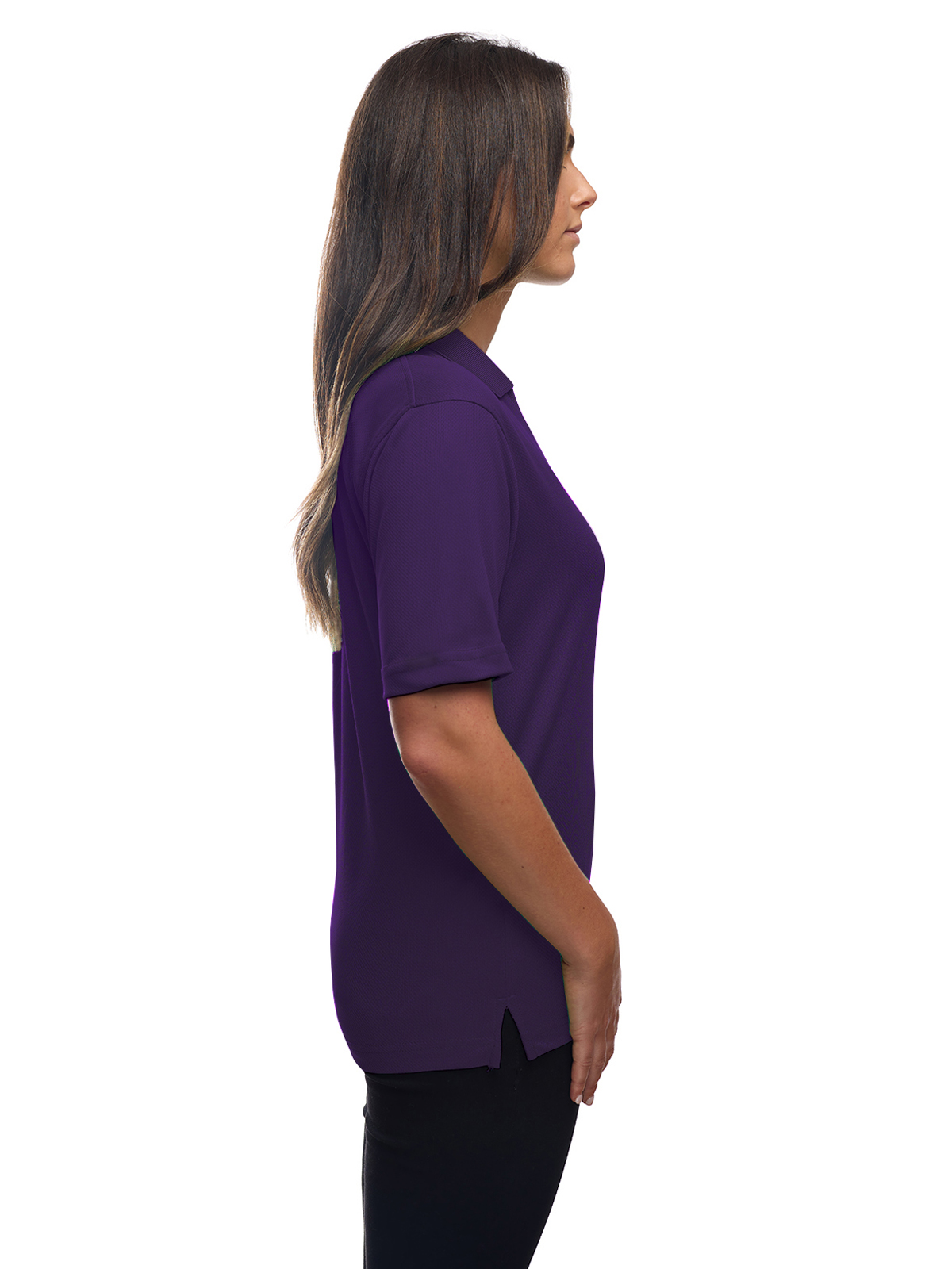 Blue Generation - Women's Pocketless Wicking V-Neck Polo 37