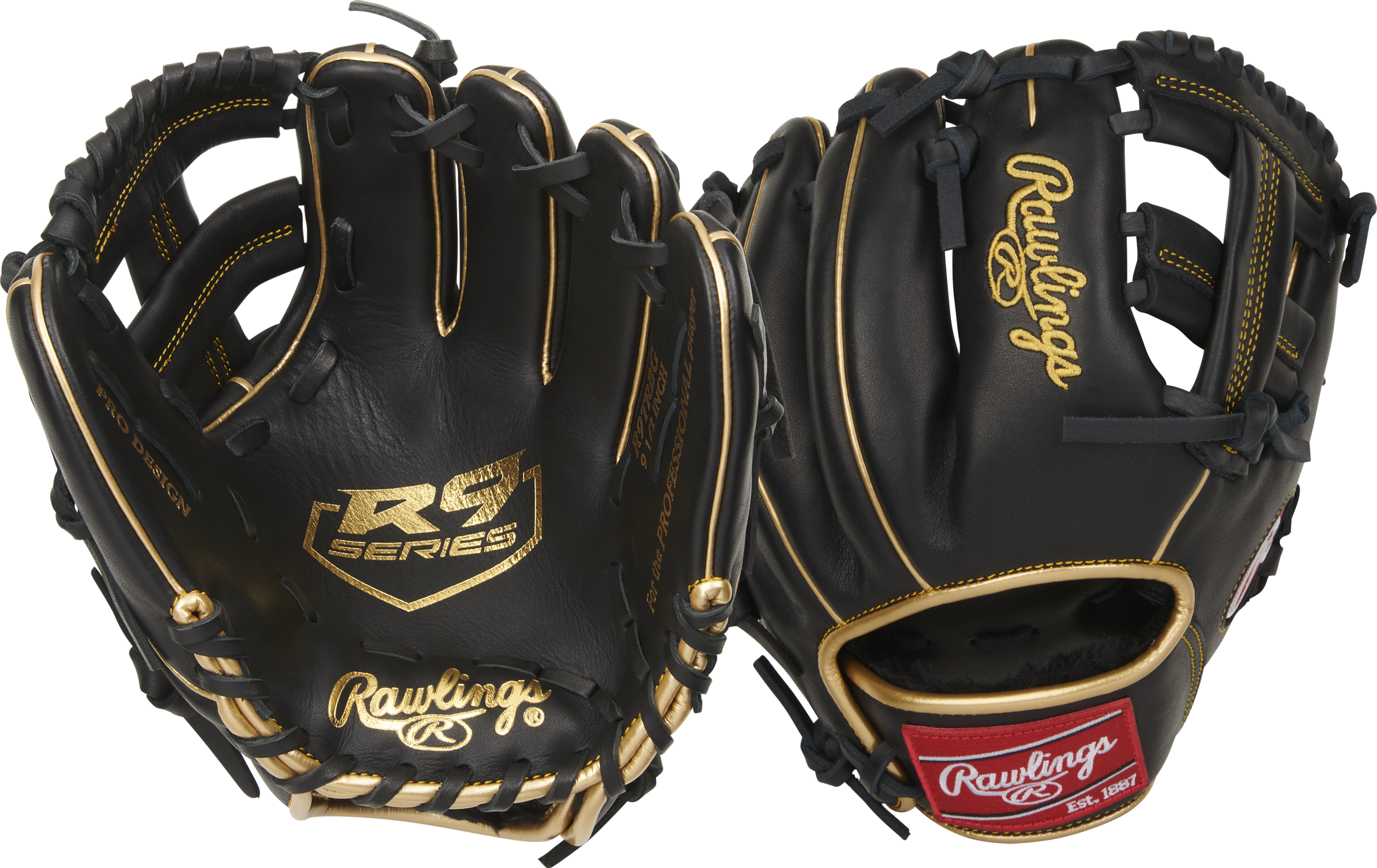 Rawlings R9 9.5 in Baseball Glove, Infield 2