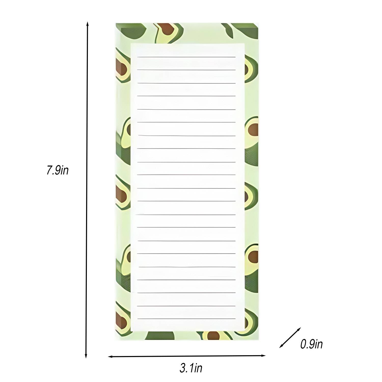 Fruit Design Magnetic Notepad Fridge Grocery Lists 7