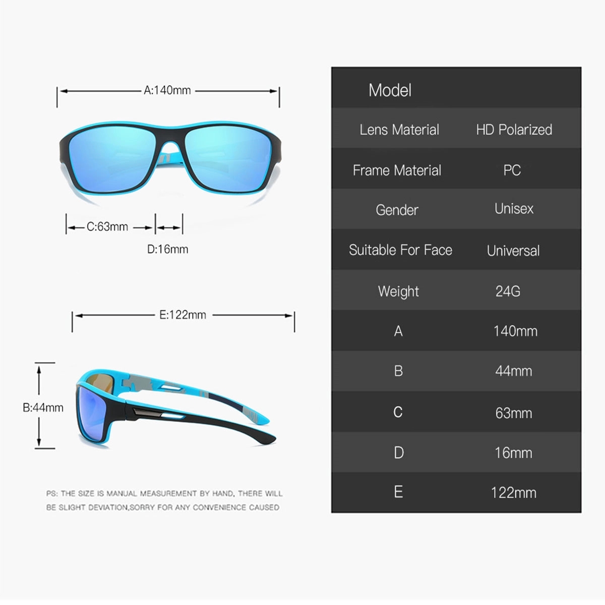 Polarized Colorful Cycling Glasses 4