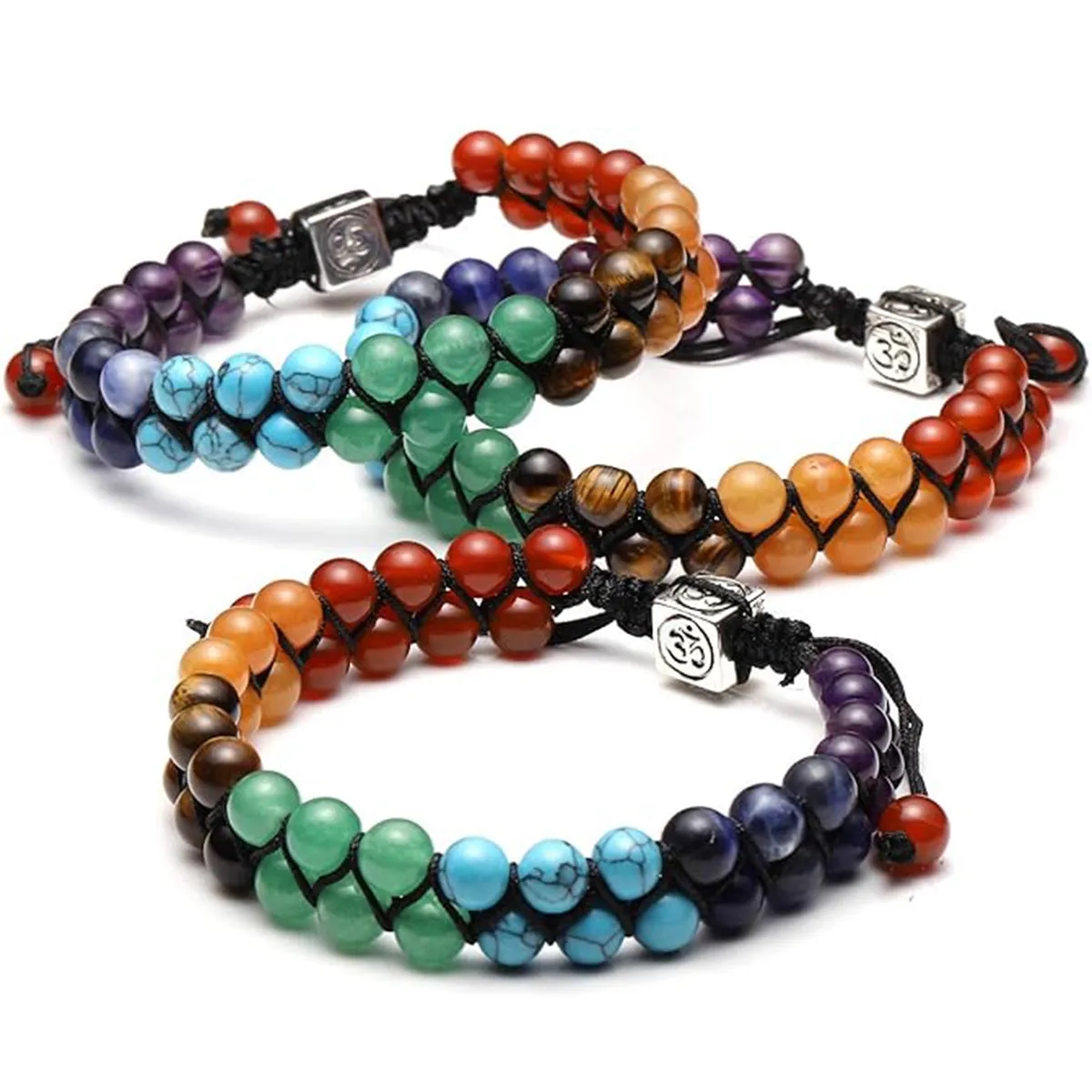 Yoga Stone Beads Bracelets Meditation Relax Anxiety Bangle 1