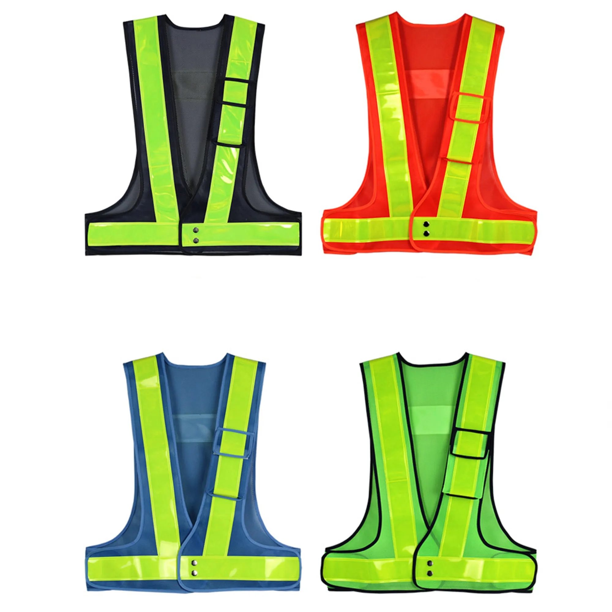 Custom Breathable Lightweight Reflective Safety Vest 2