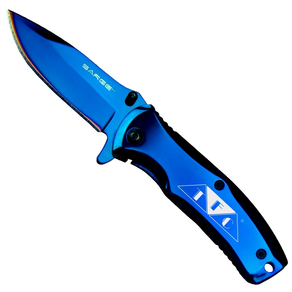 Phase - Blue TiN Swift Assist Pocket Knife 2