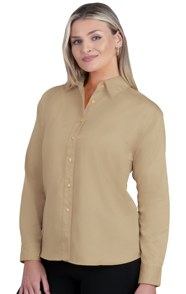 Ladies' Scotchgard Twill L/S Shirt 28
