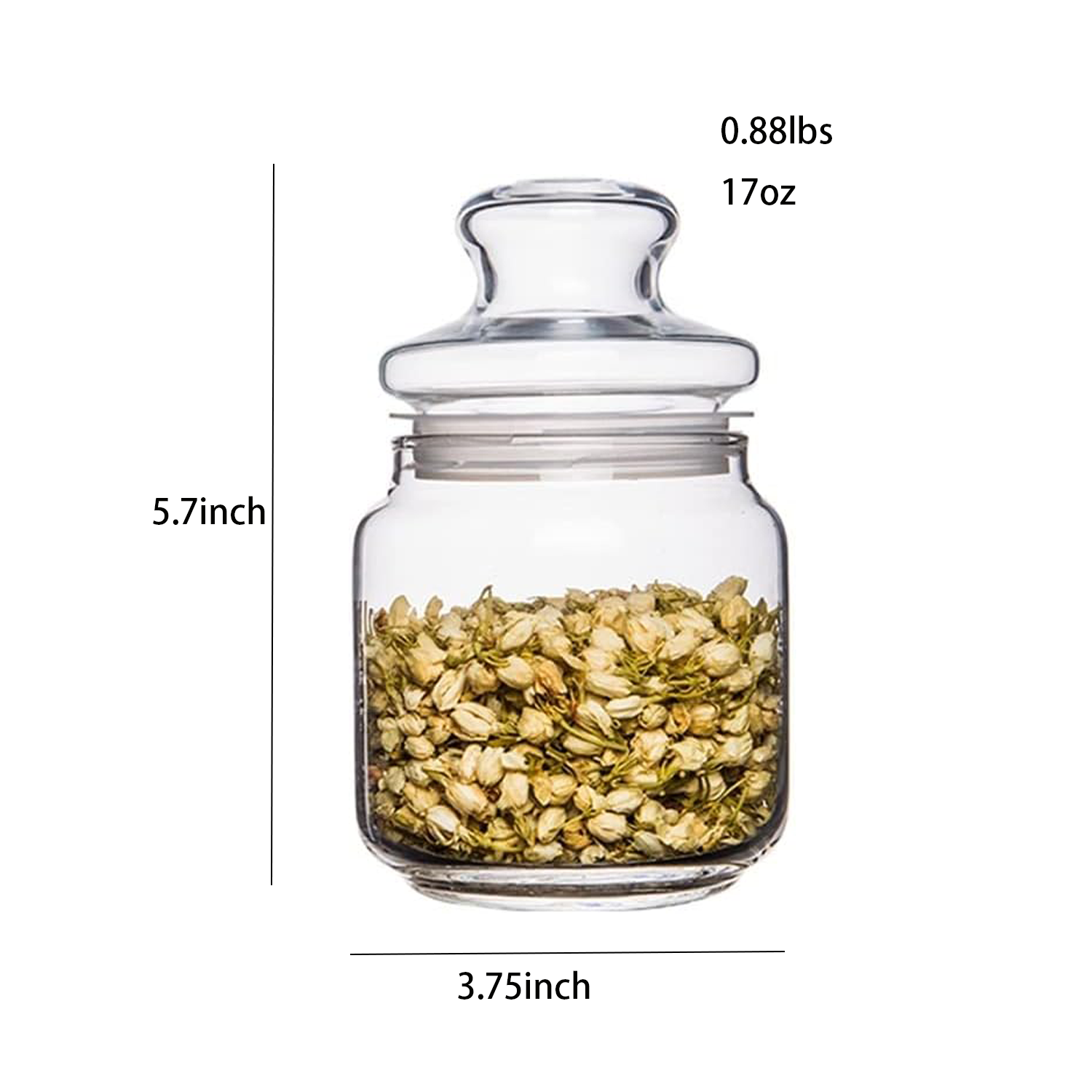 17oz Apothecary Jar 4