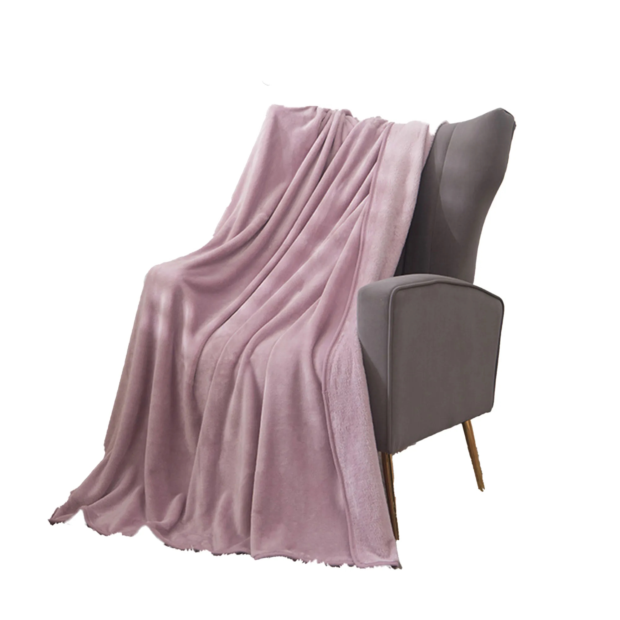 MOQ 30 Thickened Warm Flannel Blanket for Home 10