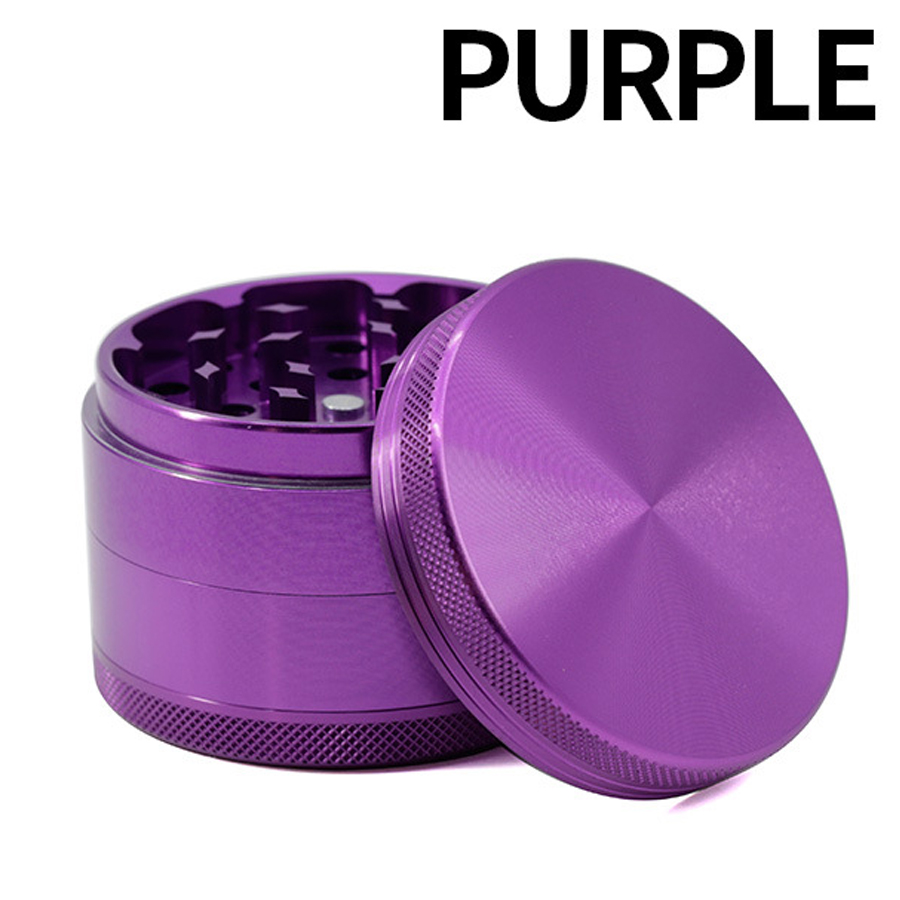 Premium Aluminum Alloy Herb Grinder – 2.45" 4-Piece Metal Design with Pollen Catcher 9
