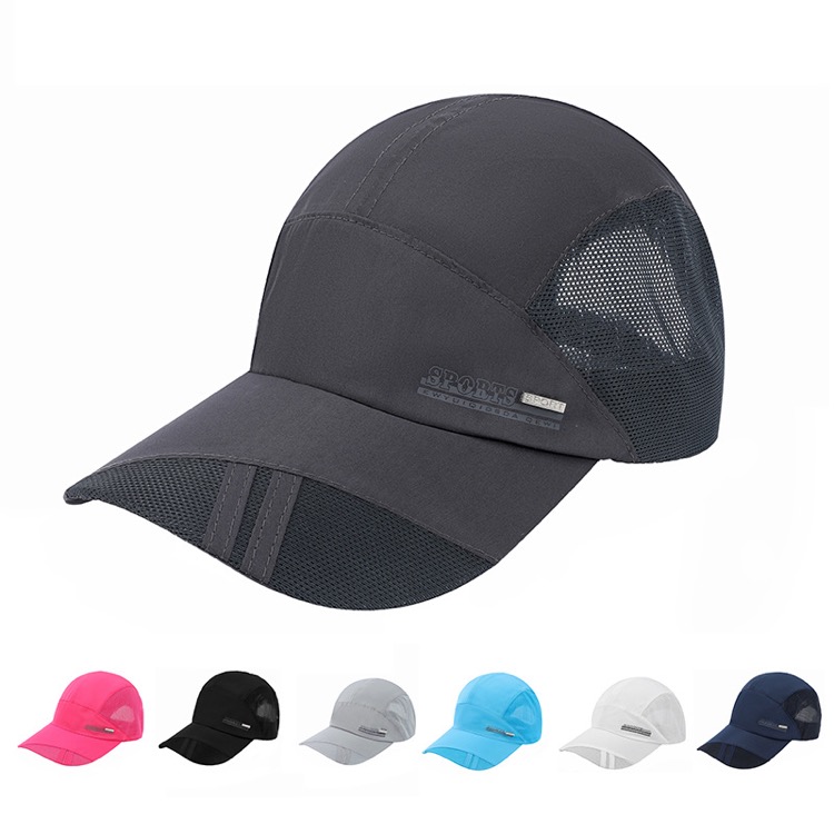 Quick Drying Baseball Cap Mesh Sun Hats 3