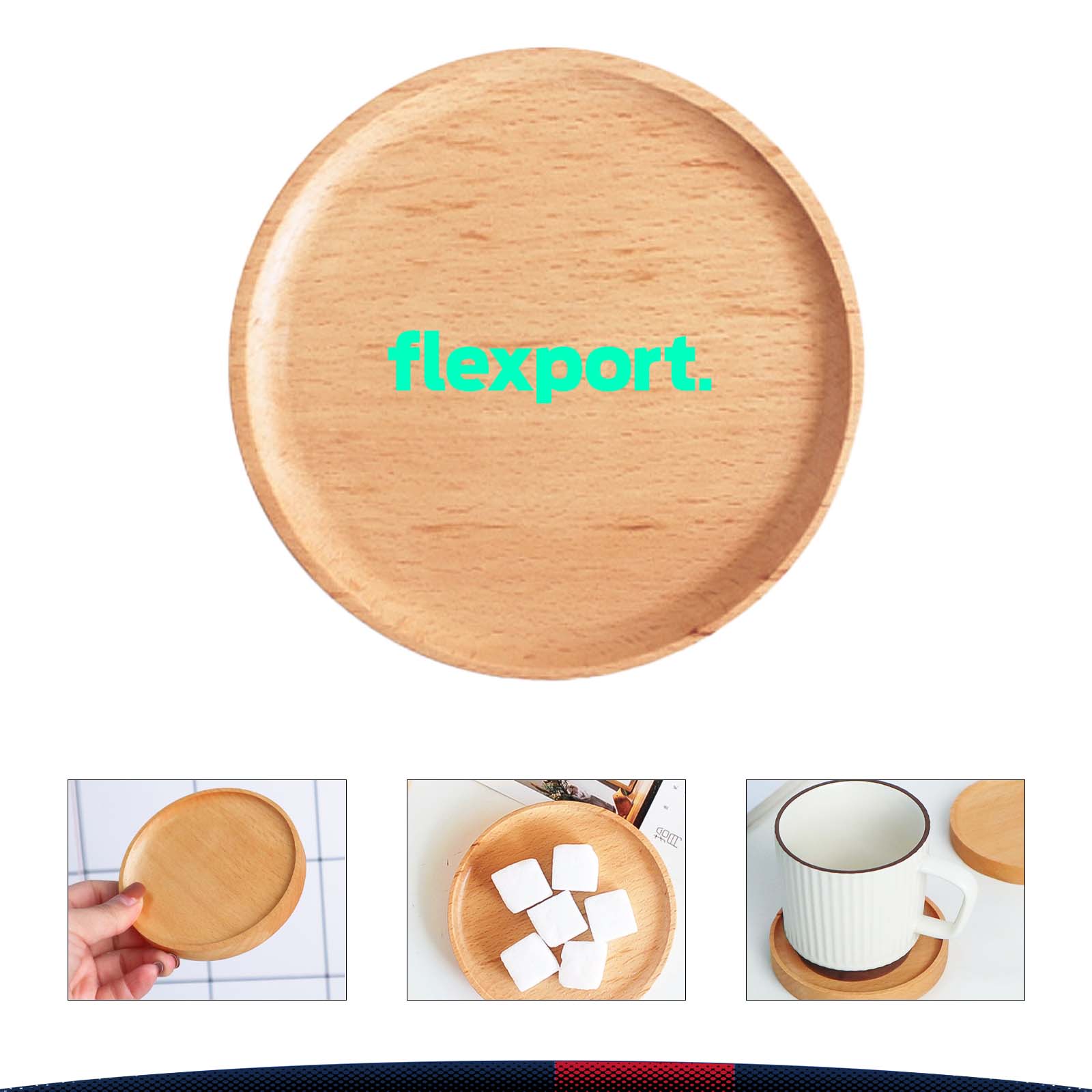 Coin Wooden Cup Tray 2