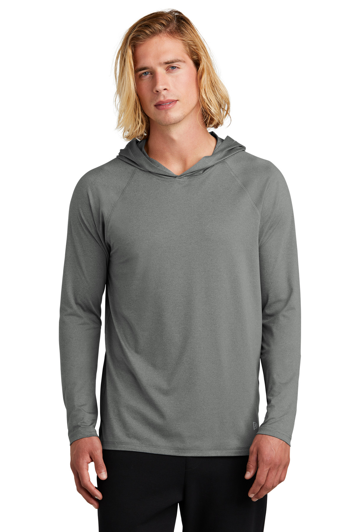 New Era Power Long Sleeve Hoodie NEA229, custom hoodie or sweatshirt with logo imprint 8