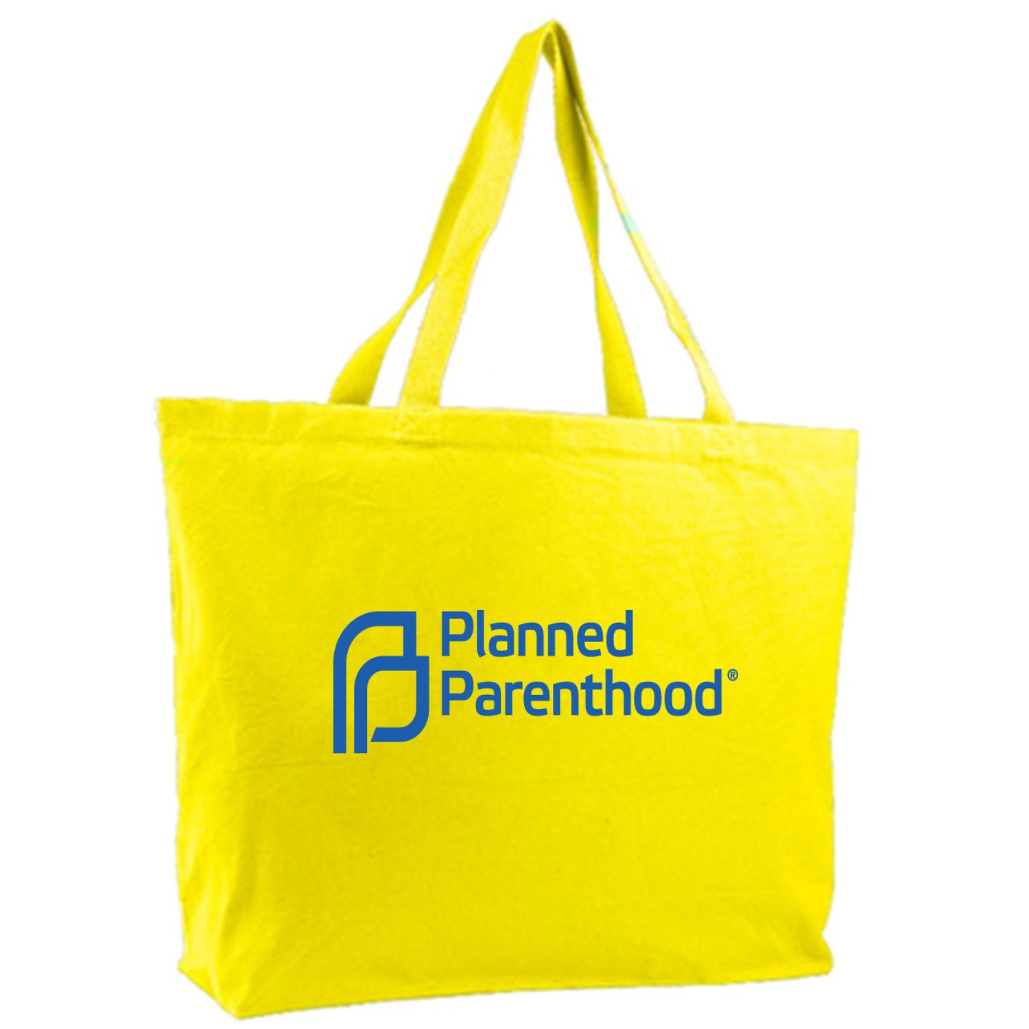Cotton Canvas Jumbo Tote Bag with Long Handles USA Decorated (20" x 15"), custom tote bag with logo imprint 4