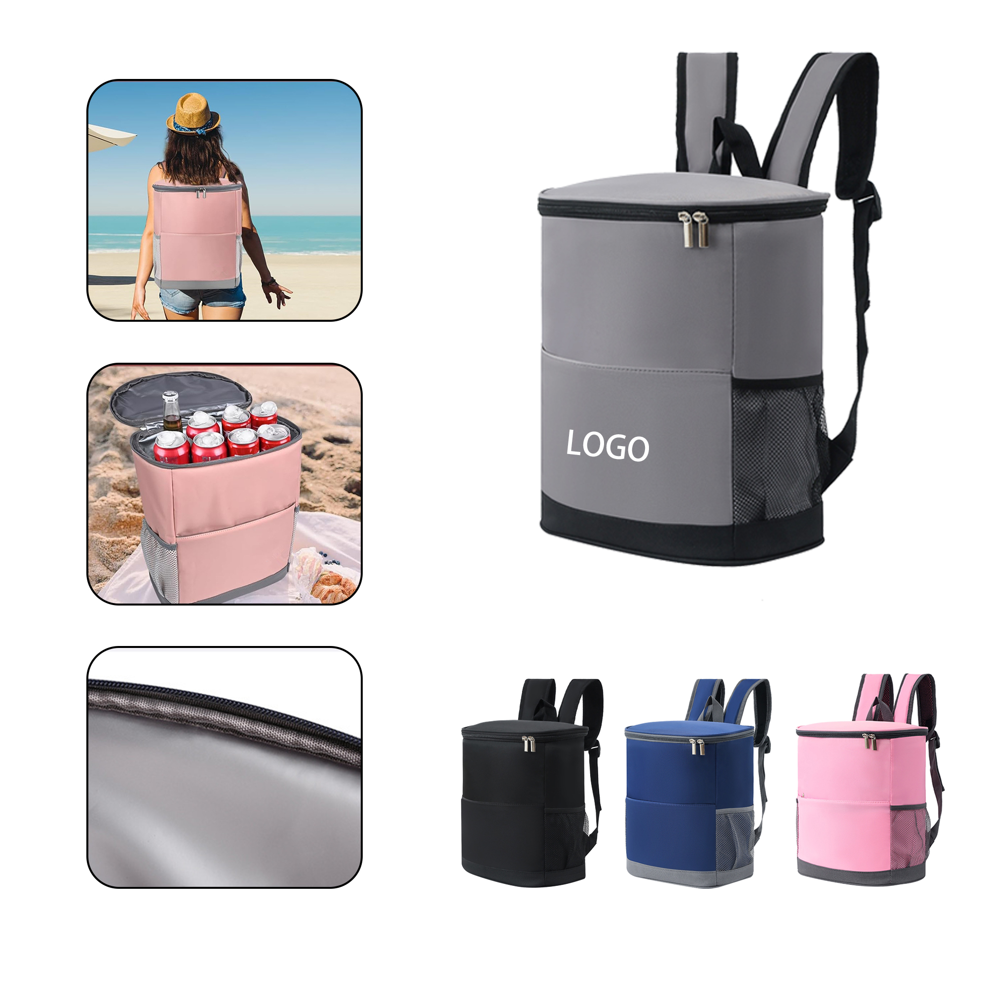 MOQ:1pc Nylon Picnic Backpack 1