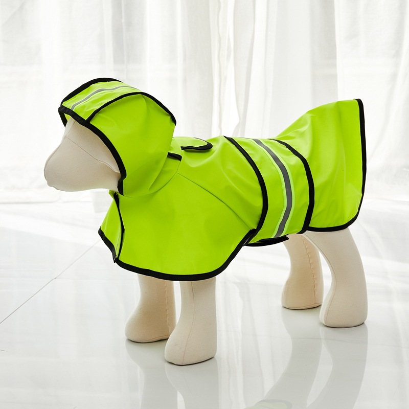 PU dog reflective raincoat 1