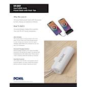 Hue 5000 mAh Power Bank with Multi Tips 91