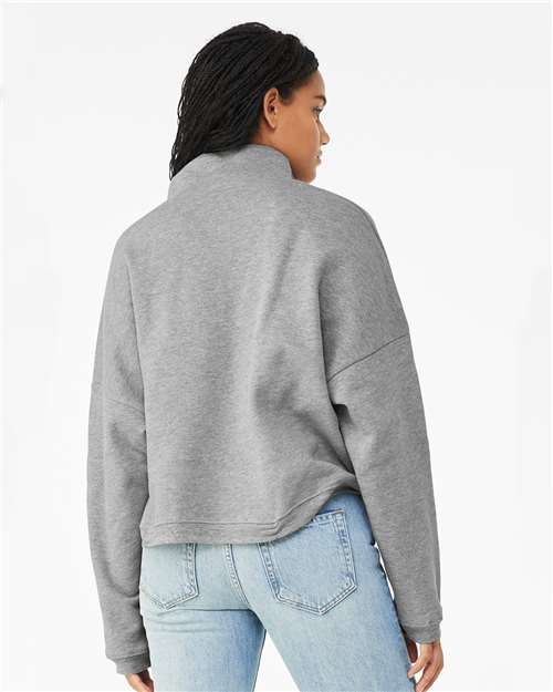 Women's Sponge Fleece Half Zip Pullover - 3953 15