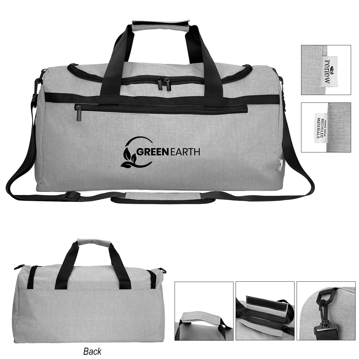 Habitat rPET Heathered Duffel Bag 5
