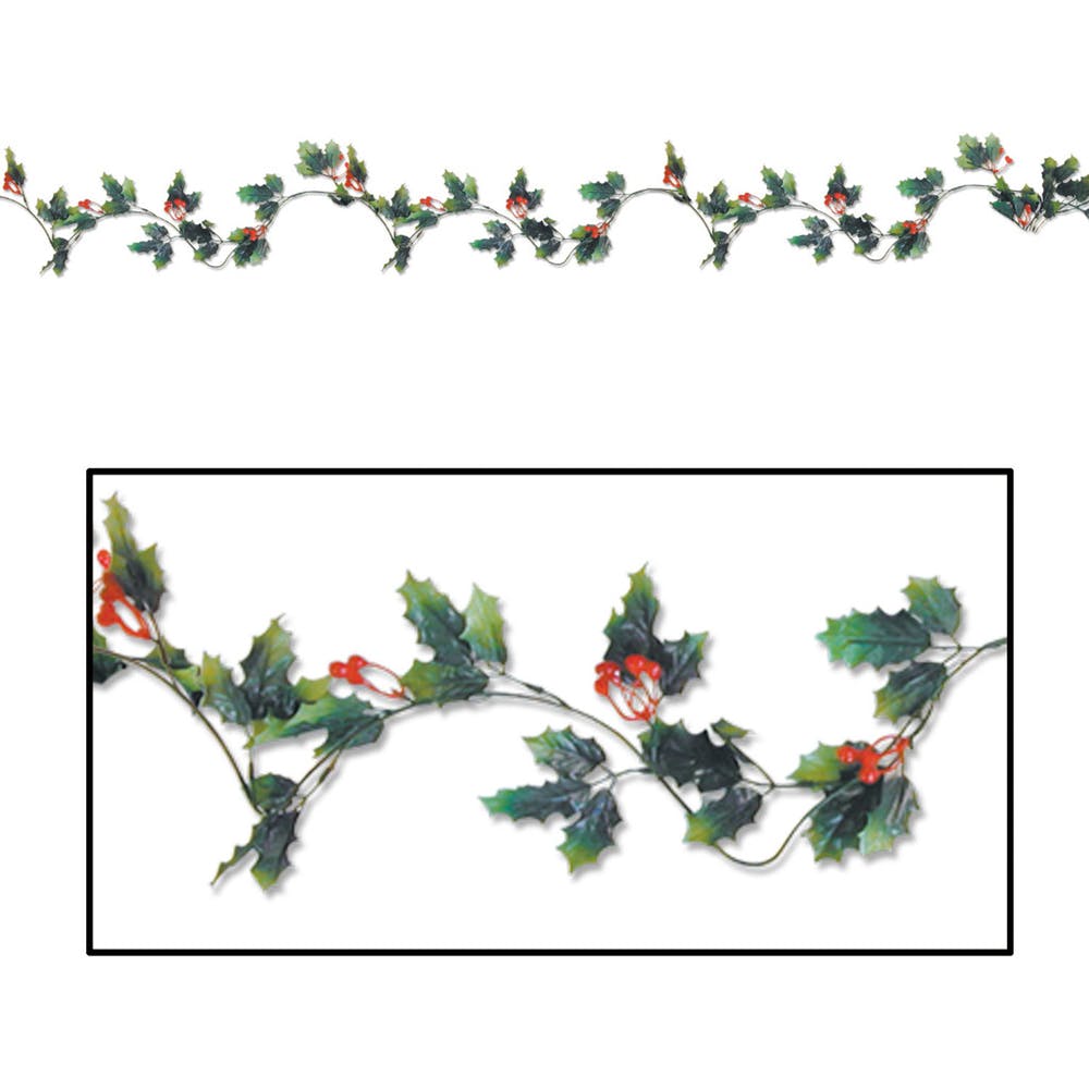 Holly & Berry Garlands - 6' 1