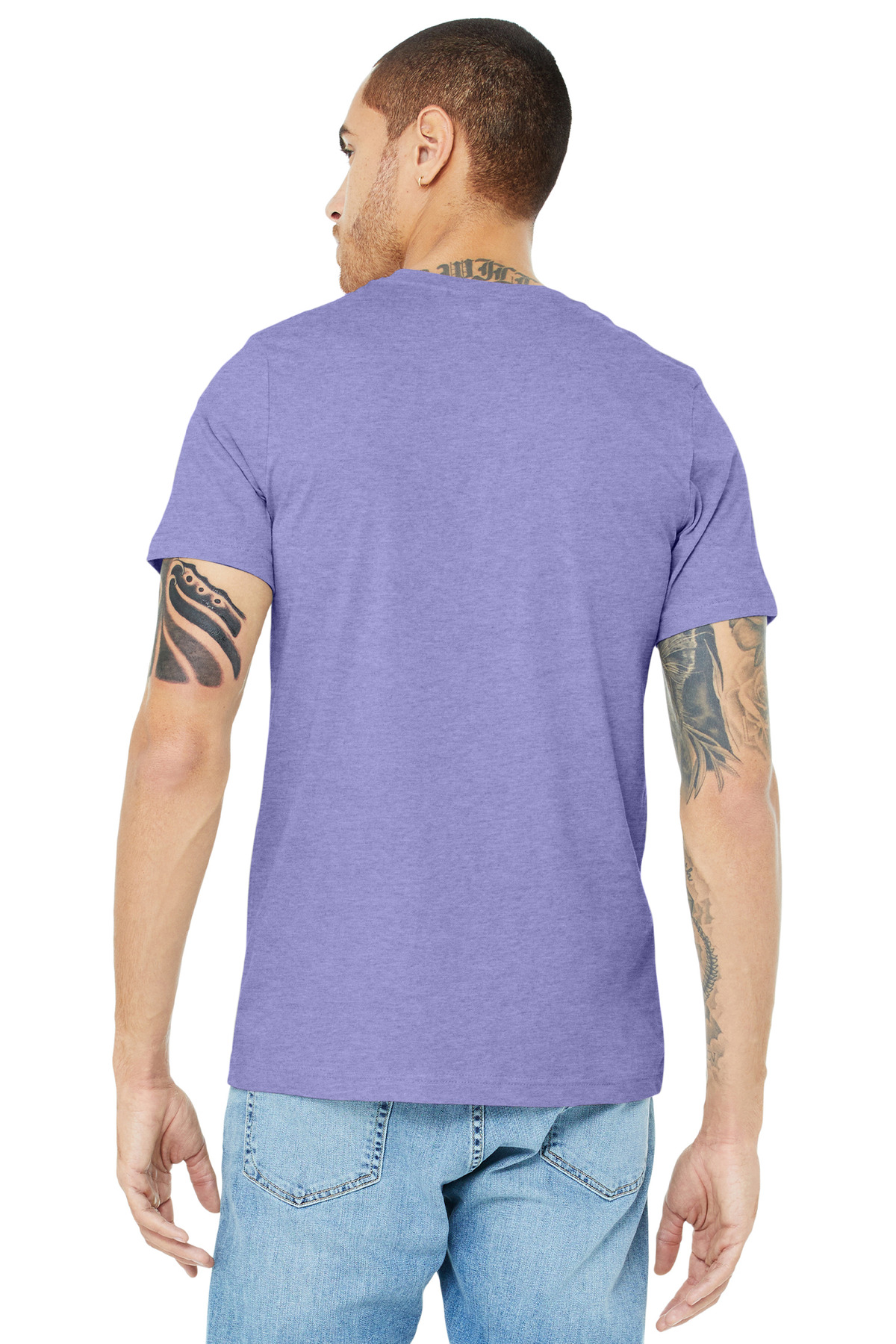 BELLA+CANVAS Unisex Heather CVC Short Sleeve Tee. BC3001CVC 343