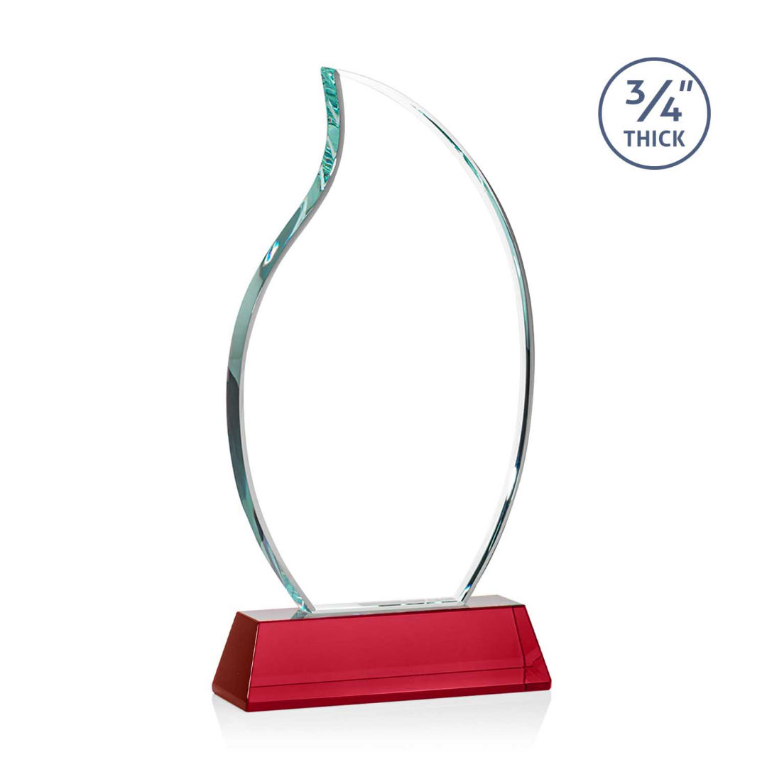 Croydon Flame Award on Newhaven Base - Red 18