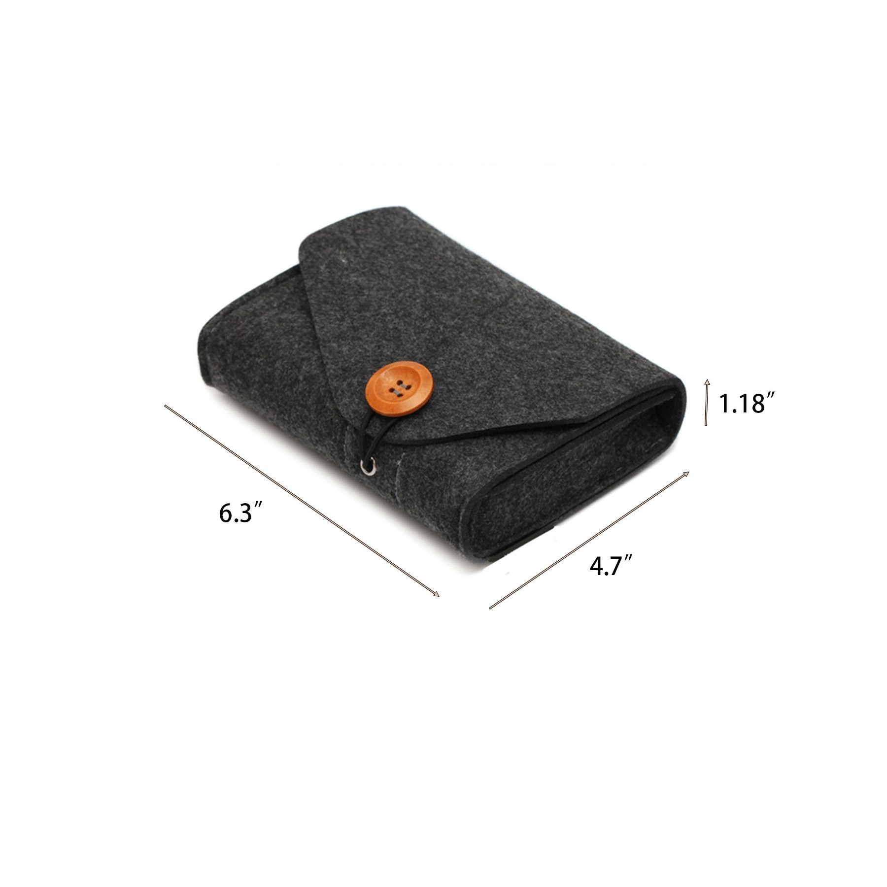 Portable Felt Power Adapter Storage Bag 4