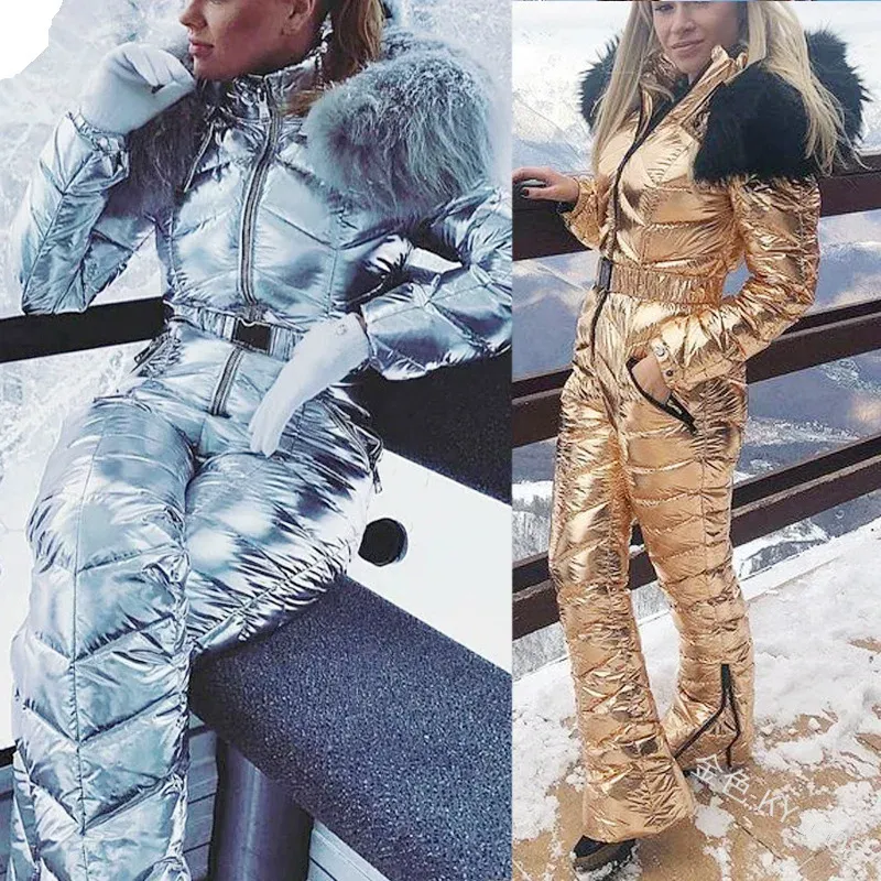 Women's Thick Warm Ski Suit Set 3