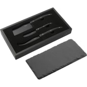 Modena Black Cheese & Serving Set 21