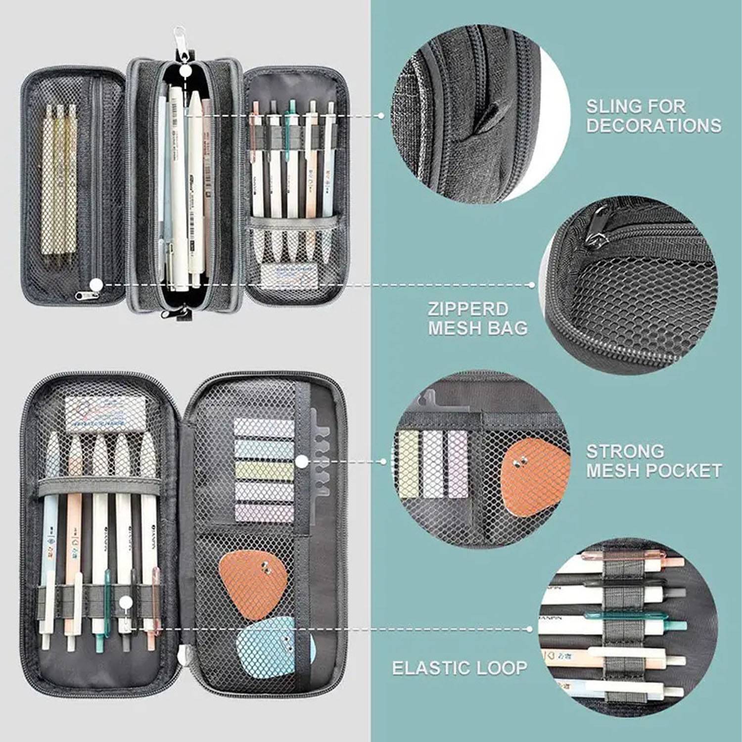 Large Stationery Storage Pencil Pouch 5