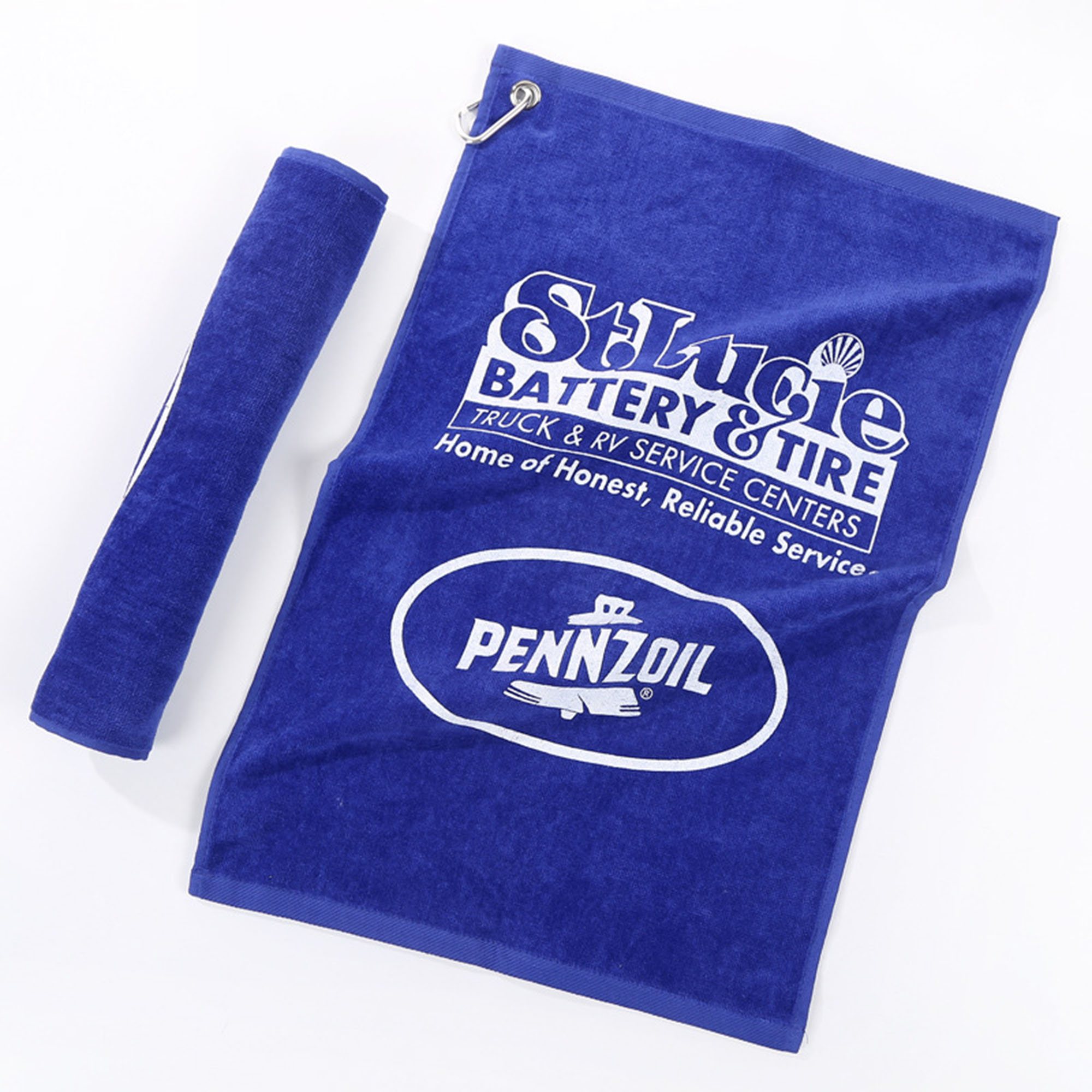 Imprinted Cotton Terry Velour Golf Towel 1