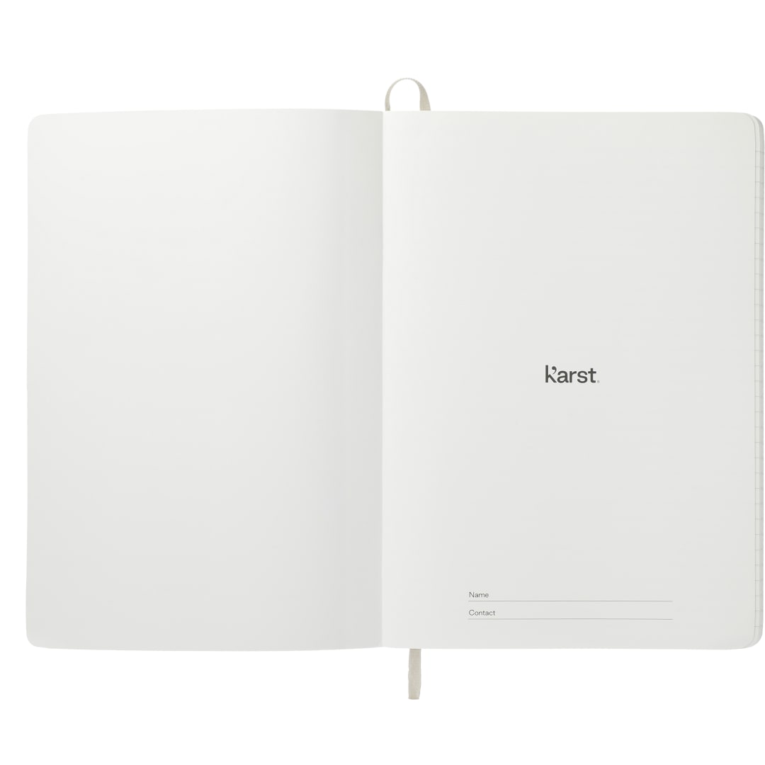 Karst 5.5" x 8.5" Stone Soft Bound Notebook 85