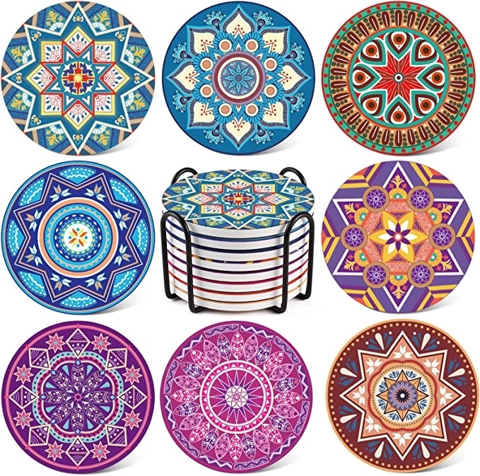 Absorbent Stone Coasters 4